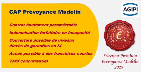 Lecture 2025 par Good Value for Money des caractéristiques et des atouts du CAP Prévoyance Madelin de l'Association AGIPI